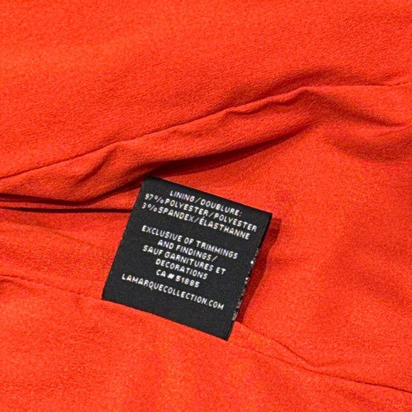 Lamarque Womens Leather Jacket Donna in grenadine, size M - Picture 16 of 16